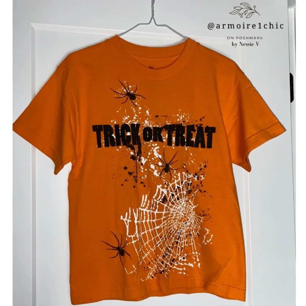 TRICK OR TREAT HALLOWEEN TEE | Kids Size S 7/8 - Picture 6 of 6